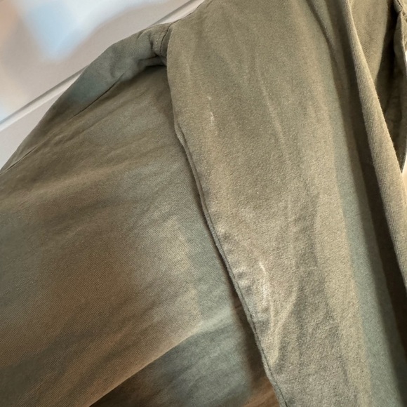 Frank & Eileen Nicole Henley Popover Dress in Olive Green Size XS - Picture 3 of 7